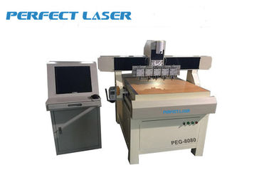 Automatische 1.25kw de Lasersnijmachine van Co2 van het Gietijzerglas 1230×1300×1300mm