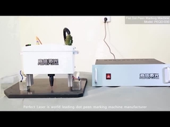 Het perfecte van de het Aantaldatum van Laser Handbediende Draagbare Chassis Metaal van de Brievendot pin peen marking machine for