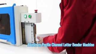 Aluminium profiel kanaalbriefbuigermachine