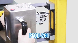 LCD Touch Screen Controle Draagbare Handheld Batterij Elektrische Punt Pin Markering Machine PEQD-260