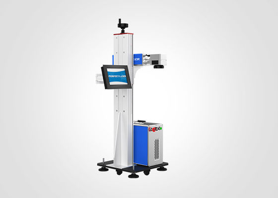Hoge snelheid lasermarkeermachine 10W-20W met galvenometerkop, heftype