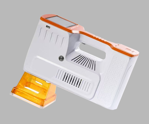20W Kleine Handheld Metalen Roestvrijstalen Naamplaat Laser Codeer Graveer Markeer Machine