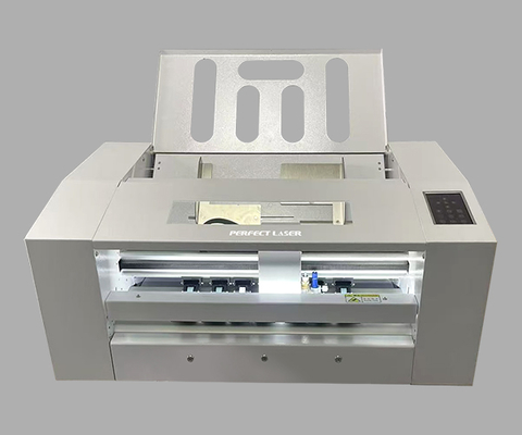 Desktop Volledig automatische servo dubbelkop speciale vorm label die snijden sticker machine