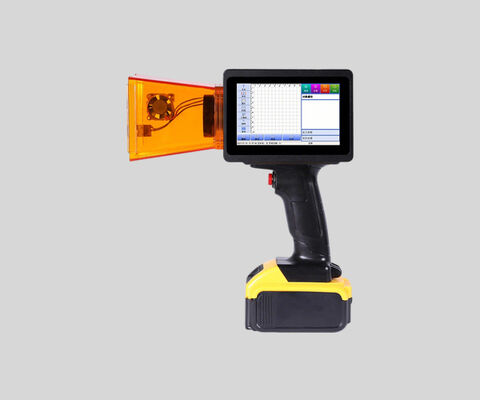 Mini draagbare handheld laser codeermachine voor metaal / plastic / hout / leer / tegel