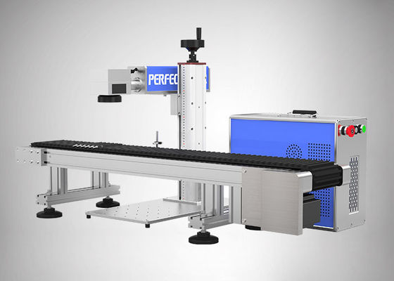 220V automatische vezellasermarkeermachine met aangepaste transportband PEDB-460