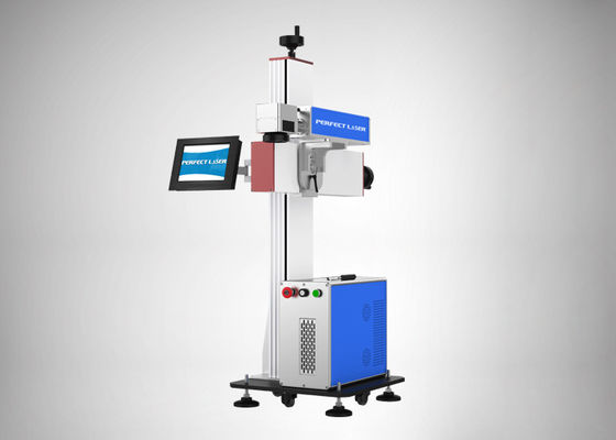 1064nm 20W hijsbare vliegende lasermarkeermachine voor productielijn